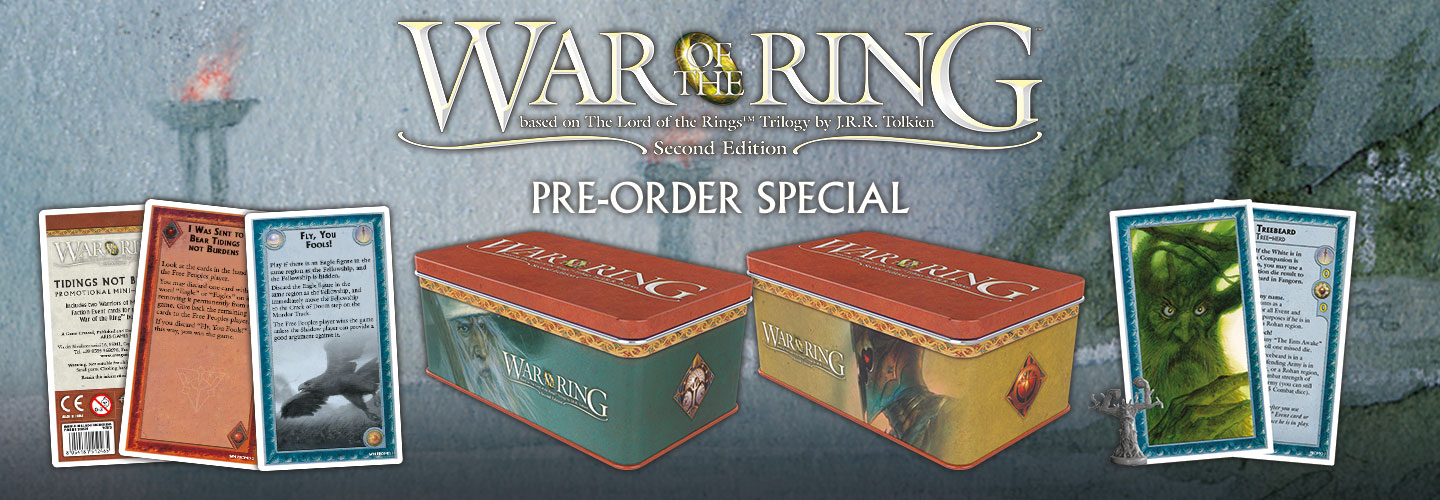 War of the Ring Card Boxes - Preorder deal